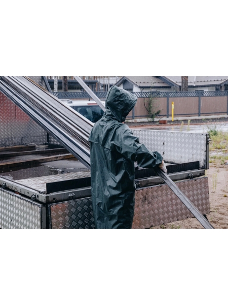 Плащ-дождевик из ПВХ Jeta Safety хаки, р. XL/52-54 JRC-101g-XL