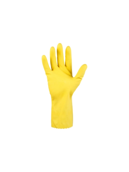 Латексные химические перчатки с хлопковым напылением Jeta Safety размер XXL/11 JL711-XXL(Y)