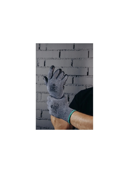 Перчатки с двойным латексным обливом Jeta Safety 3 пары, размер 8/M JL-101-M