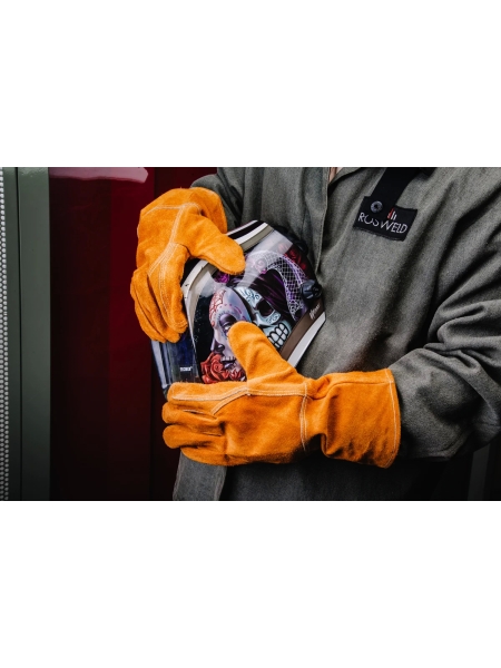 Краги сварщика без подкладки ПРЕМИУМ Jeta Safety JWK201 желтые, р.10/XL JWK201-XL