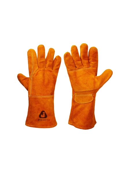 Краги сварщика без подкладки ПРЕМИУМ Jeta Safety JWK201 желтые, р.10/XL JWK201-XL