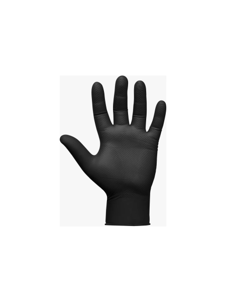 Удлиненные ультрапрочные нескользящие нитриловые перчатки Jeta Safety 25 пар, 0,15мм, 290 мм, р. XL, 050NATRIX290-BL-10-XL