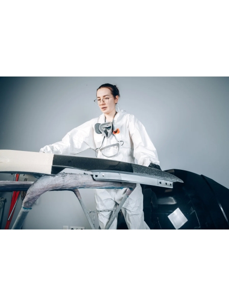 Комбинезон химзащиты с дышащей вставкой на спине Jeta Safety плотн. J65г/м², р.М/48-50 JPC-65-M