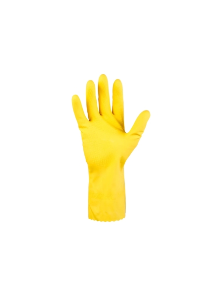 Латексные перчатки с хлопковым напылением Jeta Safety размер S, 1 пара JL711-S,Y JL711-S(Y)