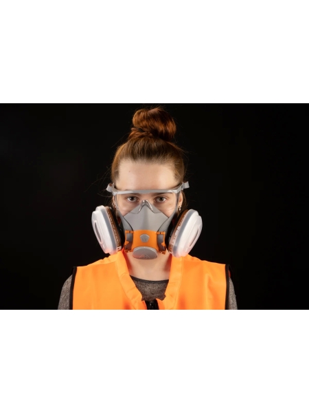 Очки с защитой от запотевания Jeta Safety + чехол, с боковой защитой и регулировкой, открытые JSG-9911