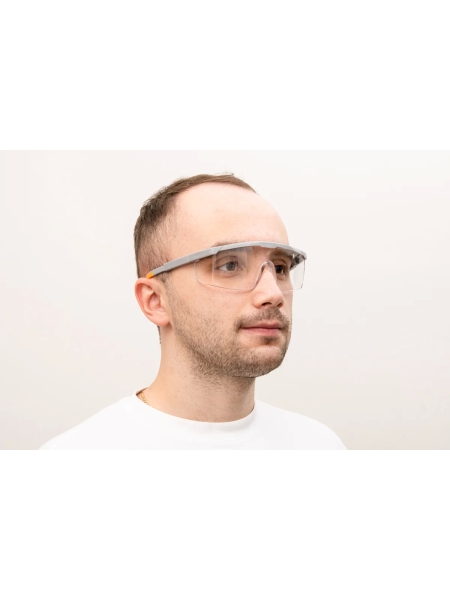 Очки с защитой от запотевания Jeta Safety + чехол, с боковой защитой и регулировкой, открытые JSG-9911