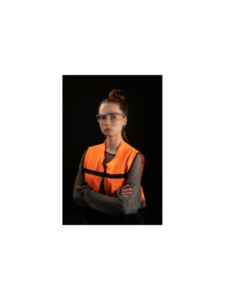 Очки с защитой от запотевания Jeta Safety + чехол, с боковой защитой и регулировкой, открытые JSG-9911