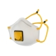 Респиратор с клапаном Jeta Safety (1 шт.) с регулировкой, FFP1 R D, чашеобразный JM-7612MP