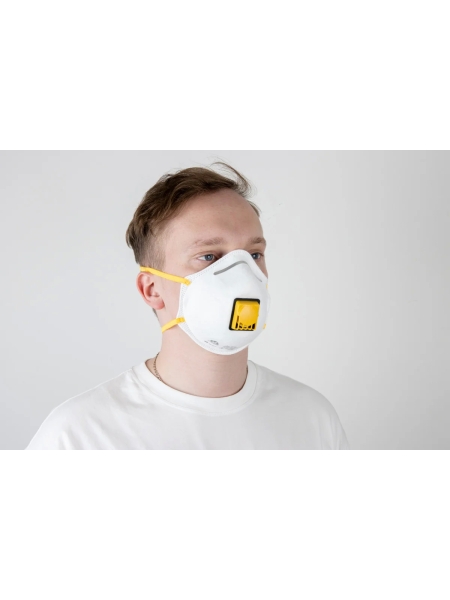 Респиратор с клапаном Jeta Safety (1 шт.) с регулировкой, FFP1 R D, чашеобразный JM-7612MP
