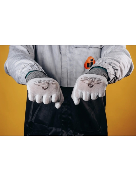 Антистатические перчатки с пу покрытием Jeta Safety размер 9/L JAP-101-L