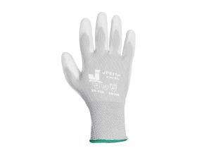 Защитные перчатки с полиуретановым покрытием JetaSafety (12 пар) JP011w/XL