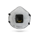 Респиратор Jeta Safety FFP1 с клапаном (10 шт.) с углем A, чашеобразный, JM-8616