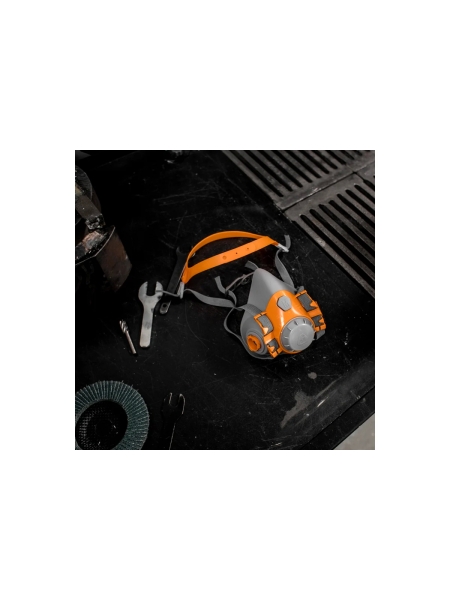 Комплект для защиты дыхания Jeta Safety сварщика, полумаска из силикона, размер М (средний), WeldKit6500-M