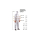 Малярный многоразовый комбинезон Jeta Safety, размер M/48-50, JPC75b-M