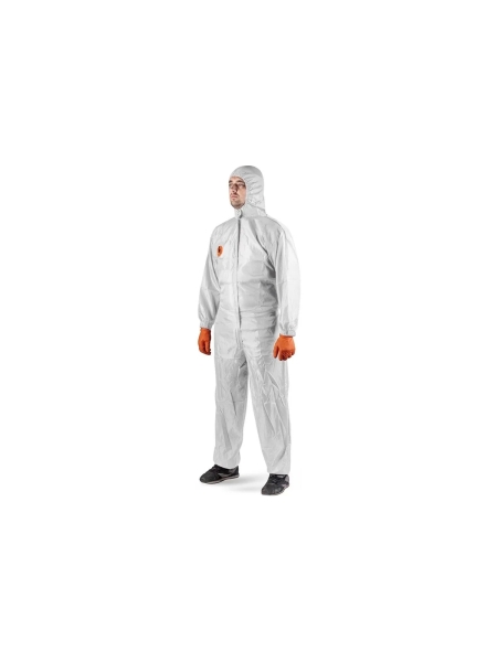 Малярный многоразовый комбинезон JetaSafety белый, размер M JPC75W-M JPC75w/M