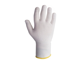 Бесшовные перчатки из полиэстера для точных работ Jeta Safety размер S/7, 12 пар JS011p-S JS011p-S/12