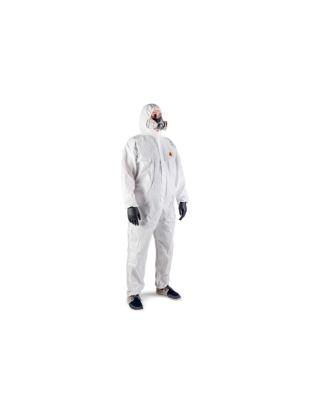 Комбинезон химзащиты Jeta Safety с дышащей спиной из SMS, плотн.65 г/м², разм.XXL/54-56, JPC-65-XXL