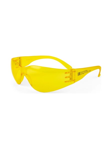 Очки защитные от запотевания Jeta Safety + чехол, с панорамным обзором, открытые, янтарные JSG-8712A