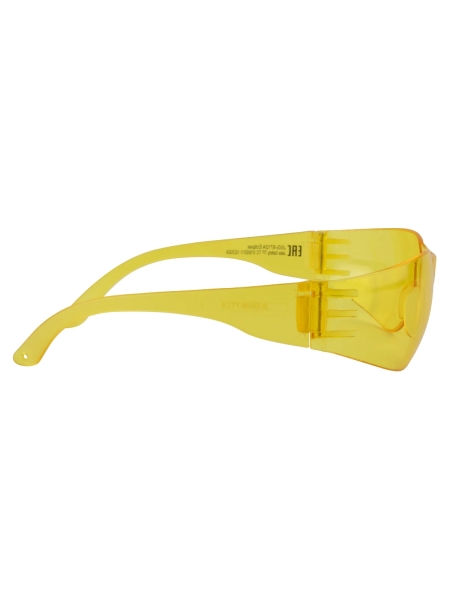Очки защитные от запотевания Jeta Safety + чехол, с панорамным обзором, открытые, янтарные JSG-8712A