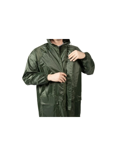 Плащ-дождевик из ПВХ Jeta Safety хаки, р. L/50-52 JRC-101g-L
