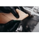 Ультрапрочные удлиненные нескользящие нитриловые перчатки Jeta Safety 0,15мм, 25пар, размер 7/S 050NATRIX290-BL-07-S