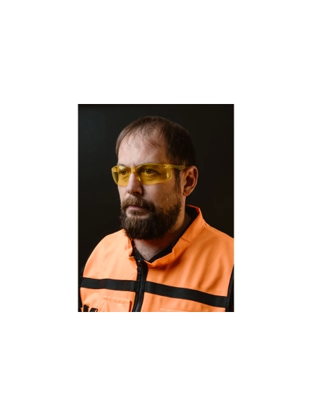Очки защитные от запотевания и царапин Jeta Safety янтарные линзы JSG-7680A