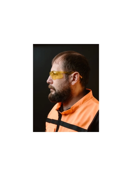 Очки защитные от запотевания и царапин Jeta Safety янтарные линзы JSG-7680A