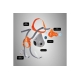 Защита клапана силиконовой полумаски Jeta Safety 6500, 65205