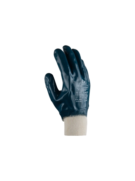 Перчатки МБС Jeta Safety с полным нитриловым покрытием, манжета, размер 10/xl JN-265-XL