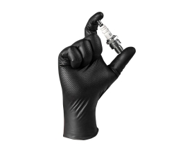 Перчатки Jeta Safety JSN 50 NATRIX нескользящие одноразовые черные нитриловые, разм. XXL,0,15 мм, 25 пар 050NATRIX-BL-11-XXL
