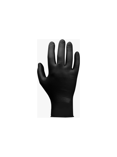 Перчатки Jeta Safety JSN 50 NATRIX нескользящие одноразовые черные нитриловые, разм. XXL,0,15 мм, 25 пар 050NATRIX-BL-11-XXL