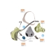 Комплект Полумаска из силикона Jeta Safety с быстрым сбросом 8500 с 2-мя фильтрами A1 (6510), размер L, SET8500-L