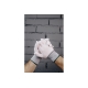 Бесшовные перчатки Jeta Safety из нейлона для точных работ, р. 9/L, 3 пары JS011n-L