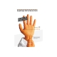 Бесшовные перчатки Jeta Safety из нейлона для точных работ, р. 9/L, 3 пары JS011n-L