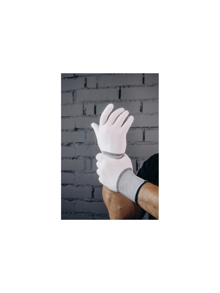 Бесшовные перчатки Jeta Safety из нейлона для точных работ, р. 9/L, 3 пары JS011n-L