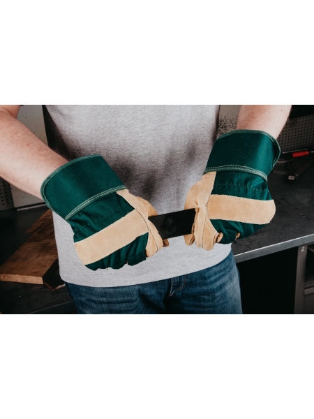 Комбинированные кожаные перчатки с усилением ладони Jeta Safety размер XL/10 JSL-501-10/XL