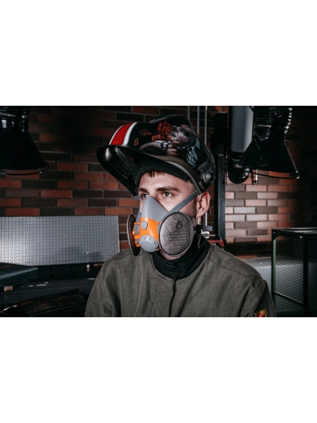 Фильтрующая полумаска  из силикона, размер L, 10 шт Jeta Safety 6500-box-L