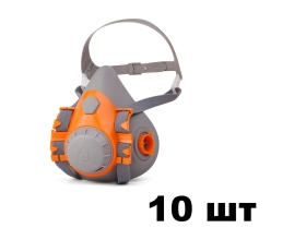 Фильтрующая полумаска  из силикона, размер L, 10 шт Jeta Safety 6500-box-L