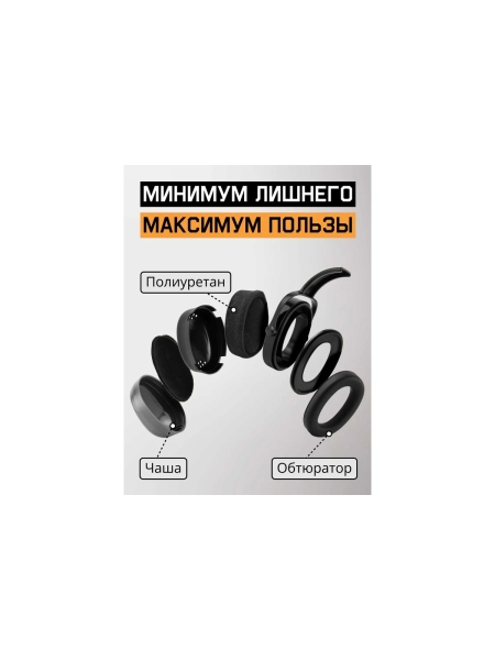 Наушники противошумные JEM-001 Sonus Light, 28 дБ, 20 шт Jeta Safety JEM-001-box
