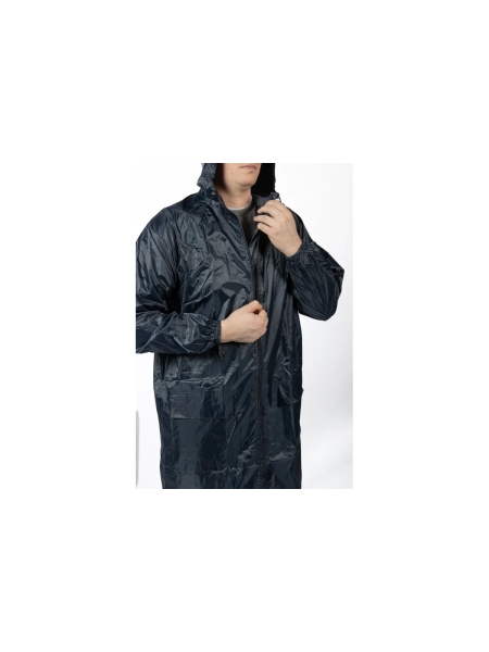 Плащ-дождевик из ПВХ Jeta Safety синий, р. M/48-50 JRC-101b-M