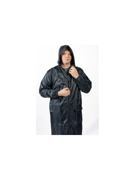 Плащ-дождевик из ПВХ Jeta Safety синий, р. M/48-50 JRC-101b-M
