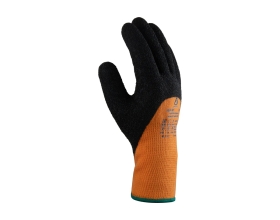 Утепленные акриловые перчатки с начесом Jeta Safety с латексным покрытием 3/4, размер 9/L JLW-401-L