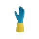Химостойкие перчатки Jeta Safety 80/50, латекс/неопрен, с хлопковым напылением, 0.7 мм, р. 8/m JNE711-08-M
