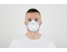 Респиратор Jeta Safety угольный FFP2 с клапаном с защитой от кислых газов, трехпанельный, JM-9328