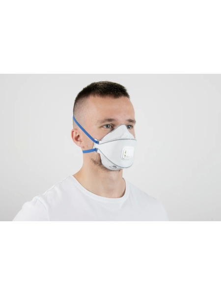 Респиратор Jeta Safety угольный FFP2 с клапаном с защитой от кислых газов, трехпанельный, JM-9328