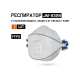 Респиратор Jeta Safety угольный FFP2 с клапаном с защитой от кислых газов, трехпанельный, JM-9328