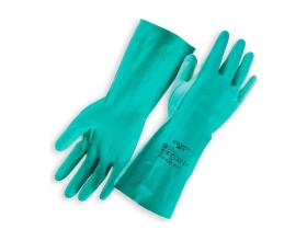 Химические нитриловые перчатки Jeta SafetyJN711 размер XXL/11 (80/50), зеленые JN711-XXL