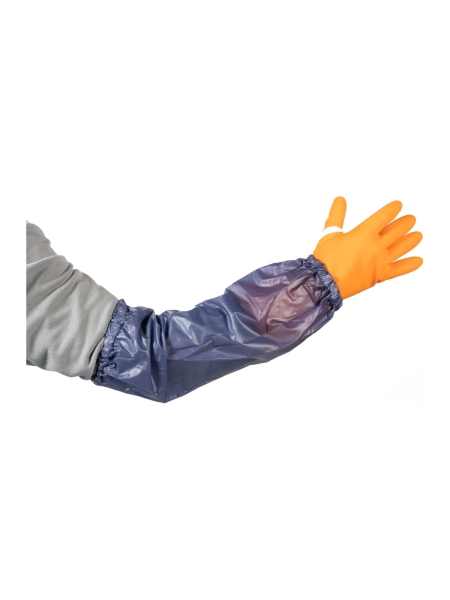 Нарукавники Jeta Safety защитные из ПВХ от кислот и щелочей, КЩС, длина 57 см, JVC-256
