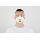 Респиратор Jeta Safety FFP1 с клапаном в инд. упаковке, трехпанельный, JM-9312