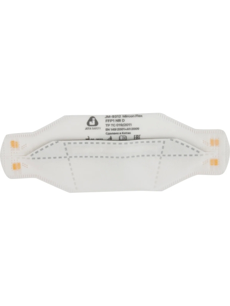 Респиратор Jeta Safety FFP1 с клапаном в инд. упаковке, трехпанельный, JM-9312